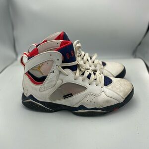 Size 12.5 Men’s Nike Air Jordan 7 Retro PSG Paris Saint Germaine Used Rare